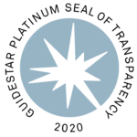 Guidestar Platinum Seal of Transparency 2020 Logo