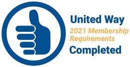 United Way 2021 Membership Requirements Completed Logo