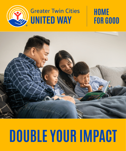 Home for good. Double your impact. 